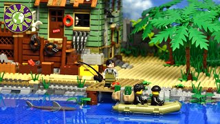 Lego Shark Attack (with real water). by Alexsplanet 1,768,200 views 5 years ago 3 minutes, 10 seconds