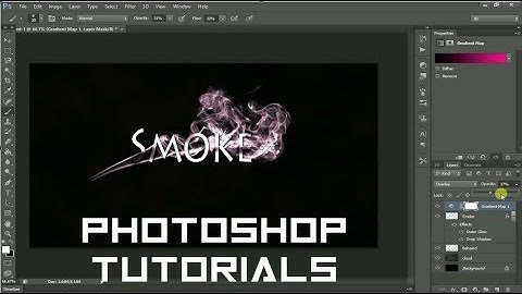 Photoshop Tutorials| Smoke Text Effect| 2018