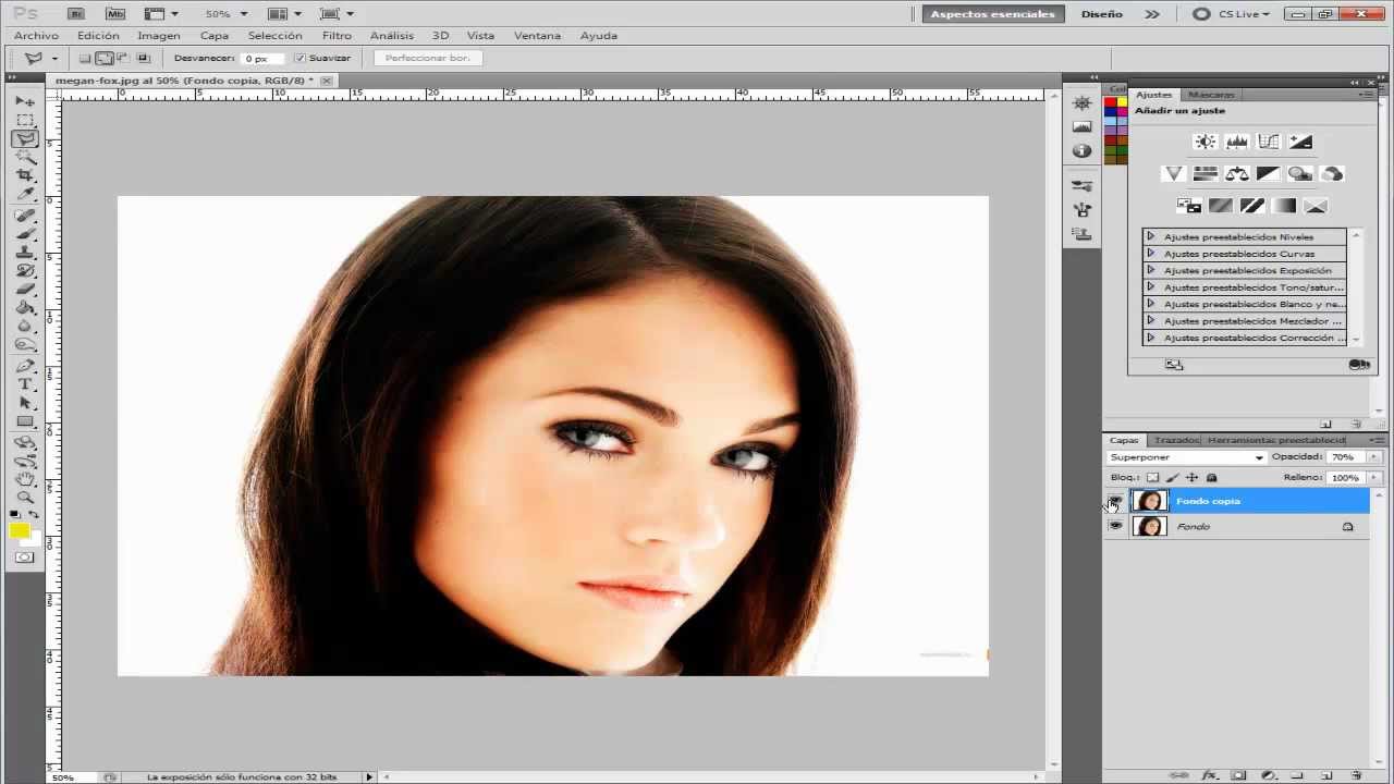 Vectorizar en photoshop