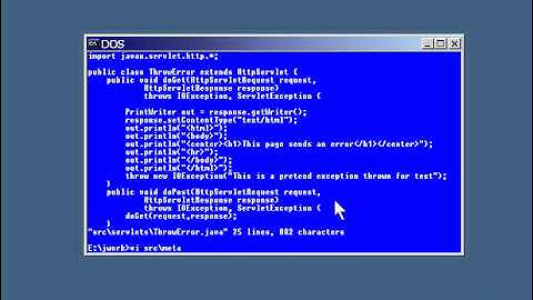 Lesson3 Servlet Throwing an Exception | Java Servlet JSP Tutorial