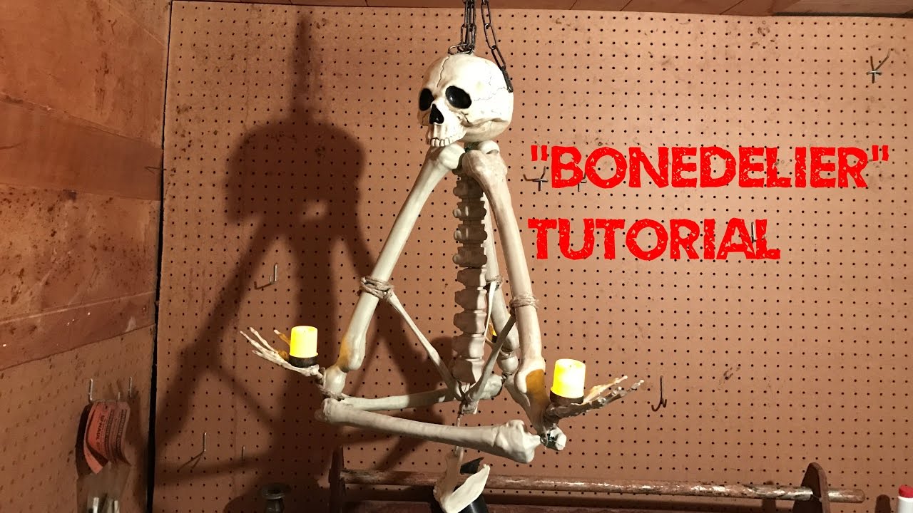 Bone Chandelier tutorial, super easy bonedelier