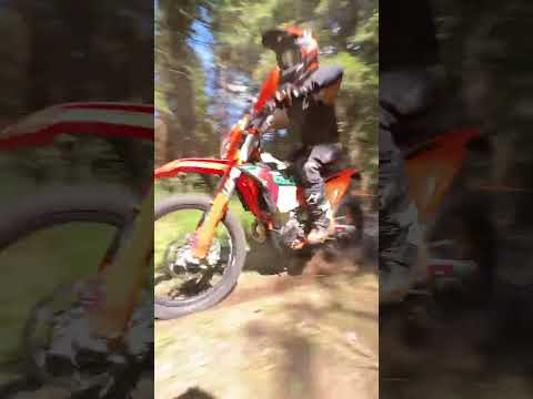 Putting the KTM 450 EXC-F 6DAYS to work in the woods! 🚀✊