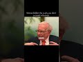 Advice by Warren Buffett #motivation #success