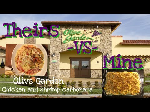 How to Make: Olive Garden Chicken and Shrimp Carbonara