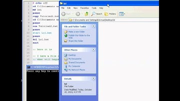 Batch programming, Tutorial 3, Secondary commands, By JustoSenka