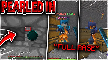 I pearled through the SMALLEST HOLE in their dropdown... | Minecraft HCF
