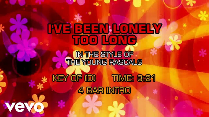 I’ve Been Lonely Too Long Instrumental version - Instrumental performance video thumbnail
