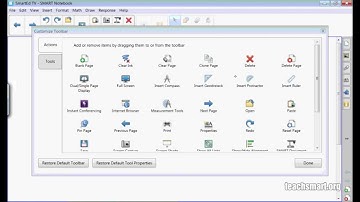 SMART Notebook: Notebook 11 toolbar