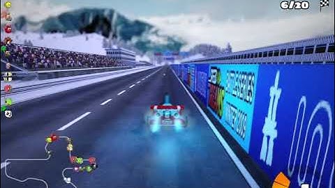 SuperTuxKart - Inuksuk (Alpine), 20 laps