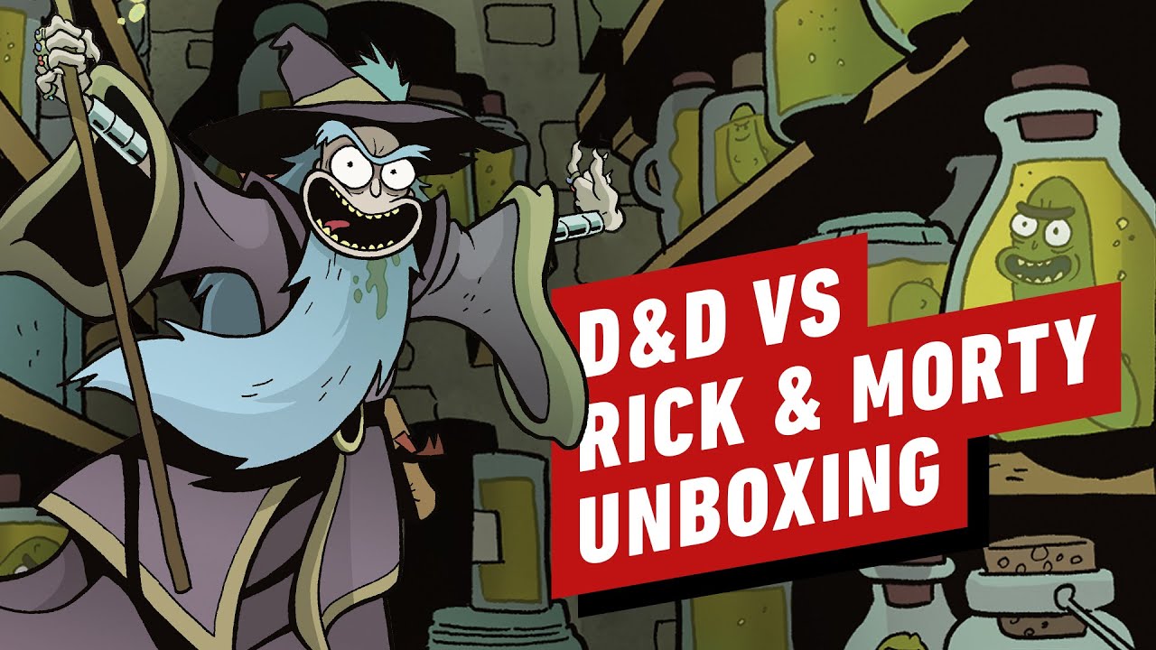 Unboxing The Hilarious D D Vs Rick And Morty Boxed Set Youtube