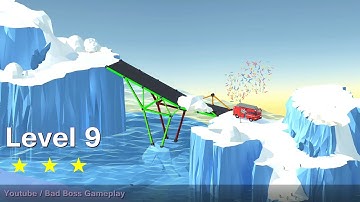 Build a Bridge | Level 9 | iOS & Android  Gameplay HD