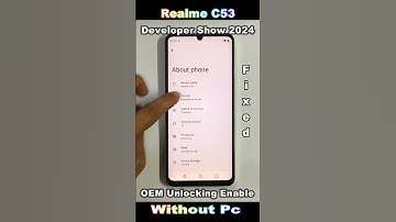 Realme C53 Developer Option Setting 2024 🔥 How to Enable Developer Option Setting in Realme C53
