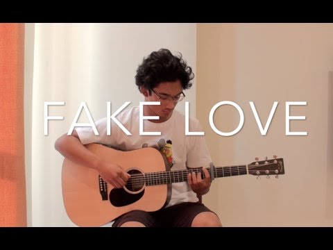 BTS (방탄소년단) - Fake love- [FREE TABS] Fingerstyle Guitar Cover
