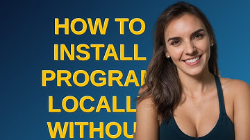 Unix: How to install program locally without sudo privileges?