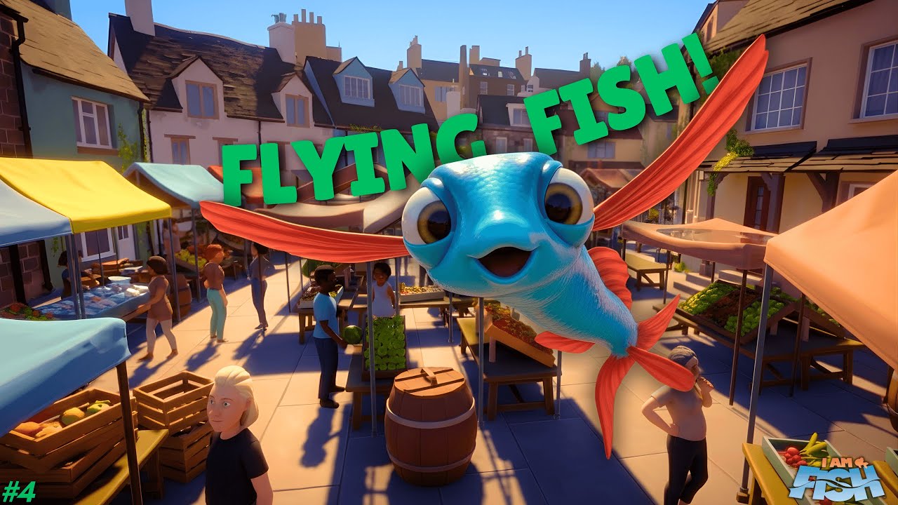 Flying Fish?! 😱 Market এর উপর দিয়ে উড়াল | I Am Fish Gameplay EP 4