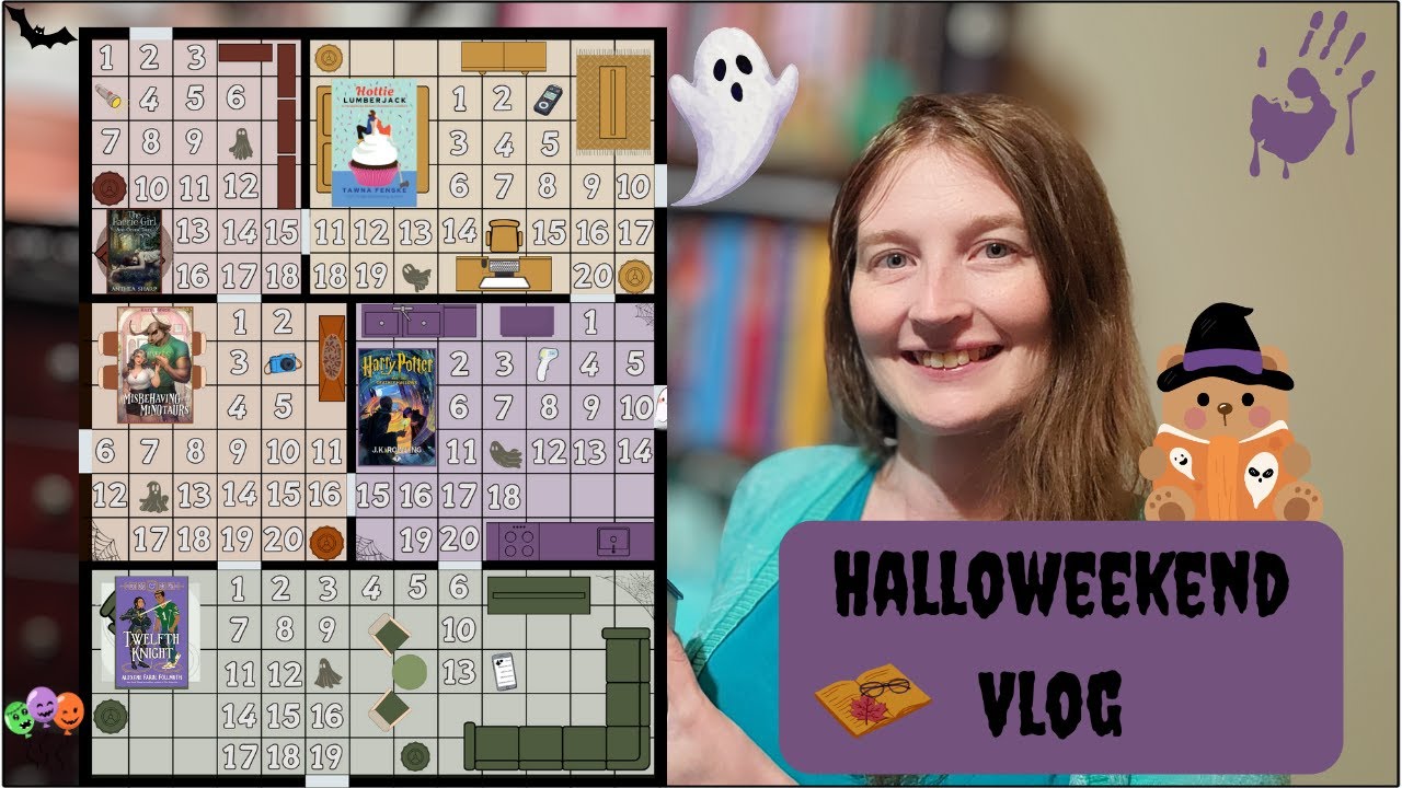 Halloweekend Vlog: Spooky Book Recommendation & Fall Activities👻🎃🦇🐈‍⬛