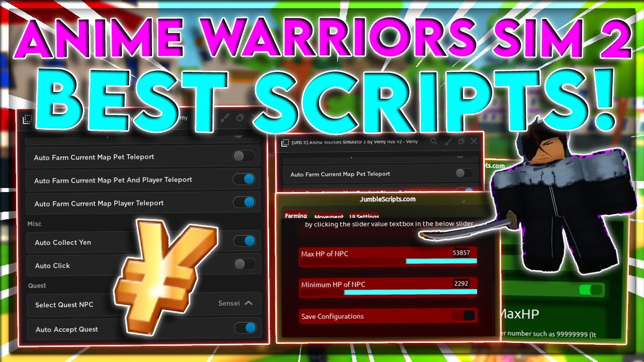 UnnameHub Anime Warriors Simulator 2 Script