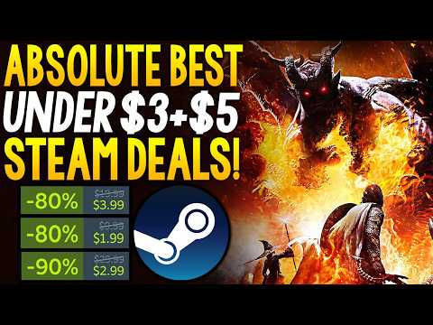 Absolute BEST Steam Game Deals UNDER $3 and $5