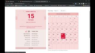 Xem lịch vạn niên - Plugin Wordpress screenshot 5