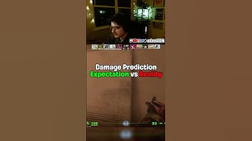 Damage Prediction Expectation vs Reality #cs #cs2 #counterstrike #counterstrike2 #csgo #cs2clips