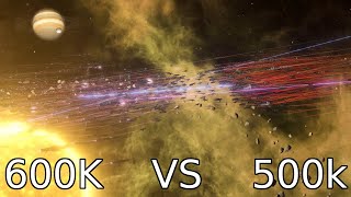 Stellaris - A space battle to win a war - 600K vs 500K screenshot 1