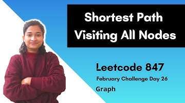 Shortest Path Visiting All Nodes | Leetcode 847 | BFS | Day-26