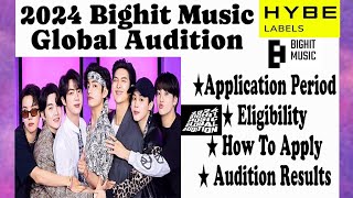 2024 Bighit Music Global Audition | BTS | TXT | Kpop Audition 2024 | HYBE | Bighit Music