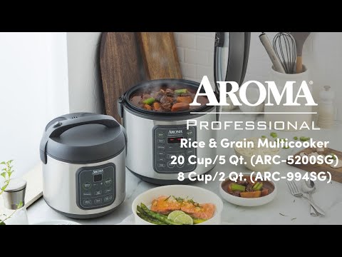 AROMA Professional Purple Clay Cooking Pot Rice Cooker 12 Cup and