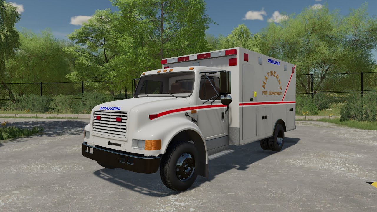FS22 90's era International Ambulance Farming Simulator 22 Mods YouTube
