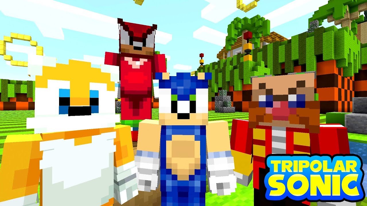 sonic and minecraft