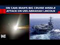 هجوم إيراني كبير على حاملة الطائرات الأمريكية أبراهام لينكولن بصواريخ كروز ساحلية وسط انسحاب حامل