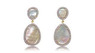 Jewels By Jen Pearly White Motherofpearl Earrings