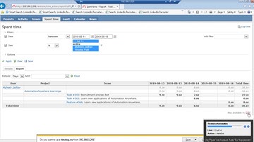 Automation BOT for Generating Project Report from REDMINE