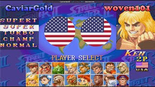 Hyper Street Fighter II: Anniversary Edition ➤ CaviarGold (Usa) vs woven101 (Usa) hsf2