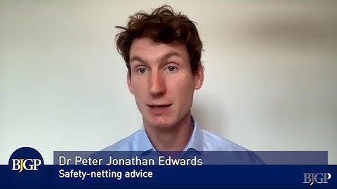 Safety-netting advice