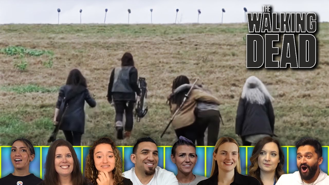 Reactors Reacting to the PIKE SCENE | The Walking Dead 9x15 'The Calm Before'
