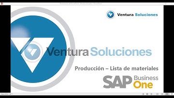 Modulo Producción: 01 - Lista de Materiales