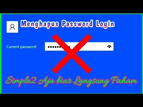 Cara hapus password login windows 11