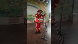 fancy dress competition as firefighter