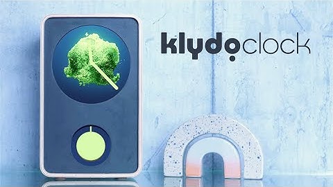 A Kickstarter Project We Love: Klydoclock - Animated Art Meets An Analog Clock