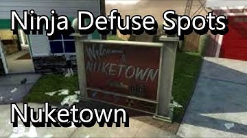 BO2 Ninja Defuse Spots #23 - Nuketown 2025 (500 Sub Special)