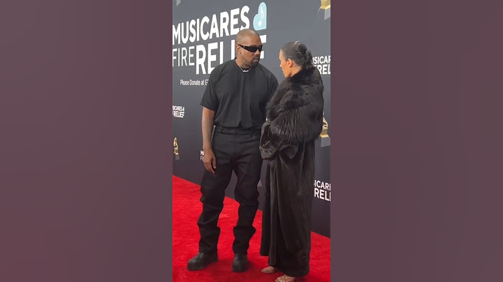 Kanye West and Bianca Sensori at the Grammy 2025 #kanyewest #biancasensori #shorts #grammys
