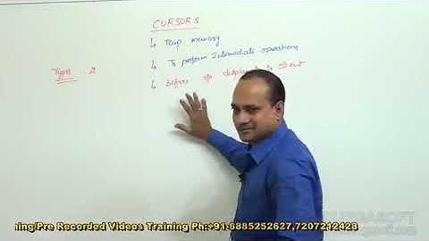 Oracle PL SQL CURSORS Part 1 by dinesh YouTube