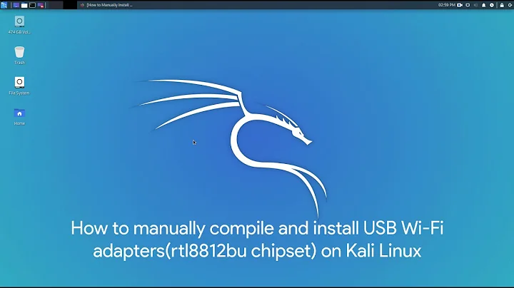 How to manually compile and install USB Wi-Fi adapters (rtl8812bu chipset) on Kali/Mint Linux