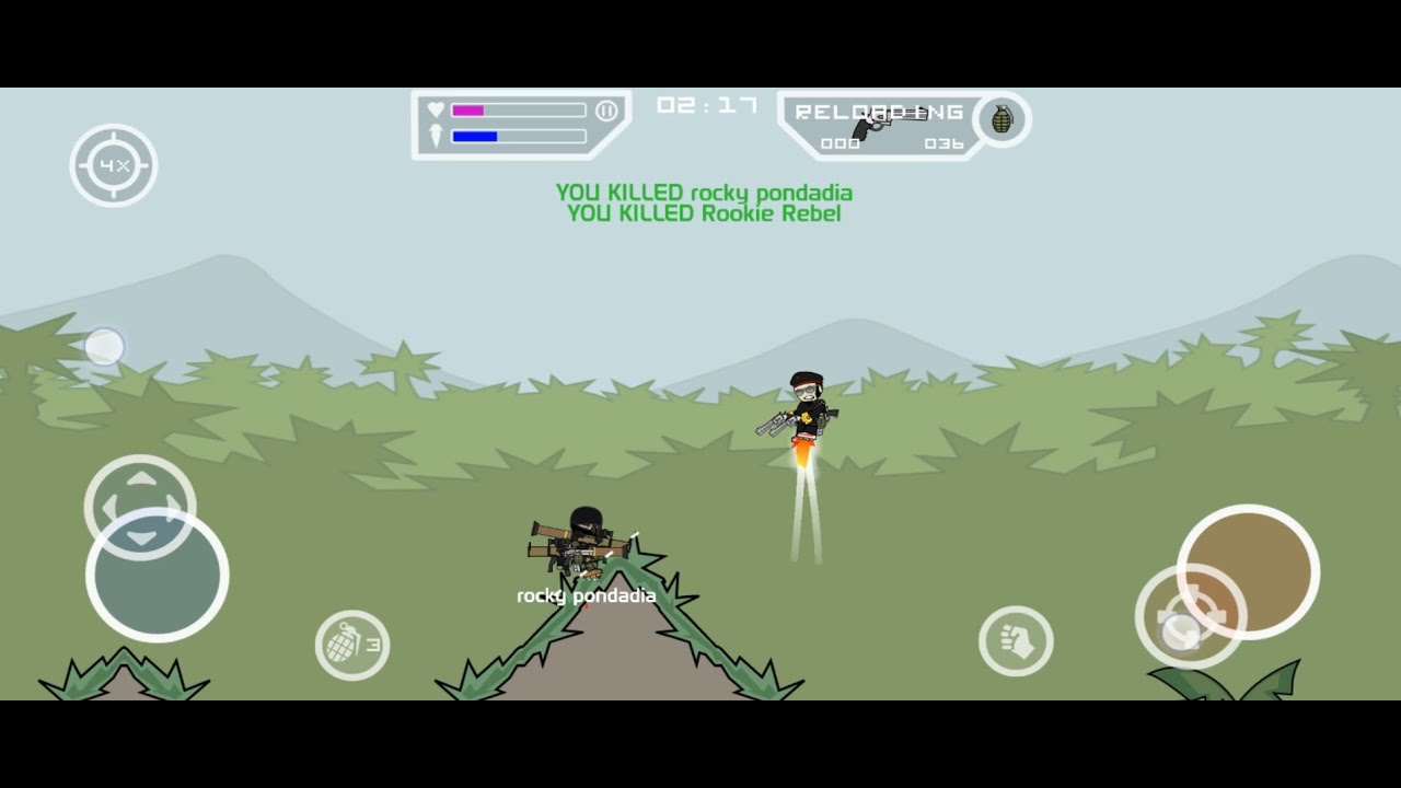 22 Kills in Outpost Map Latest Mini Militia DA2 Gameplay 2023