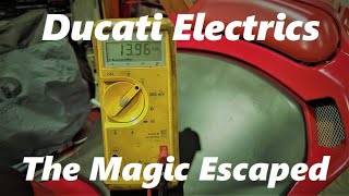 The Magic Escaped! Expert opinion of the Ducati 749 project and fault finding the reg rec and stator