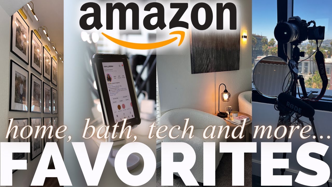 AMAZON MUST HAVES: tech (4k CAMERA), clothes, home, bathroom and more ...