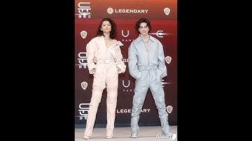 Timothée Chalamet and Zendaya in Matching Costumes at 