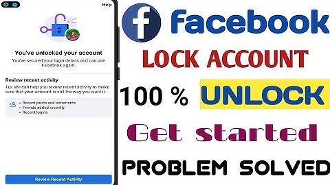 Without identity unlockfacebook account locked how to unlock facebook account without identity 2022