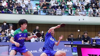 チョスンミン 五十嵐史弥 vs 大島祐哉 篠塚大登 TFINALGAME 金沢ポート vs 木下マイスター東京 ノジマTリーグ 2023-2024 8月20日 小松総合体育館【卓球Tリーグ公式】